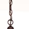 Homeroots 14 x 9.5 x 9.5 in. Richmond 1-Light Burled Walnut Hanging Light 398004 - alternate 5